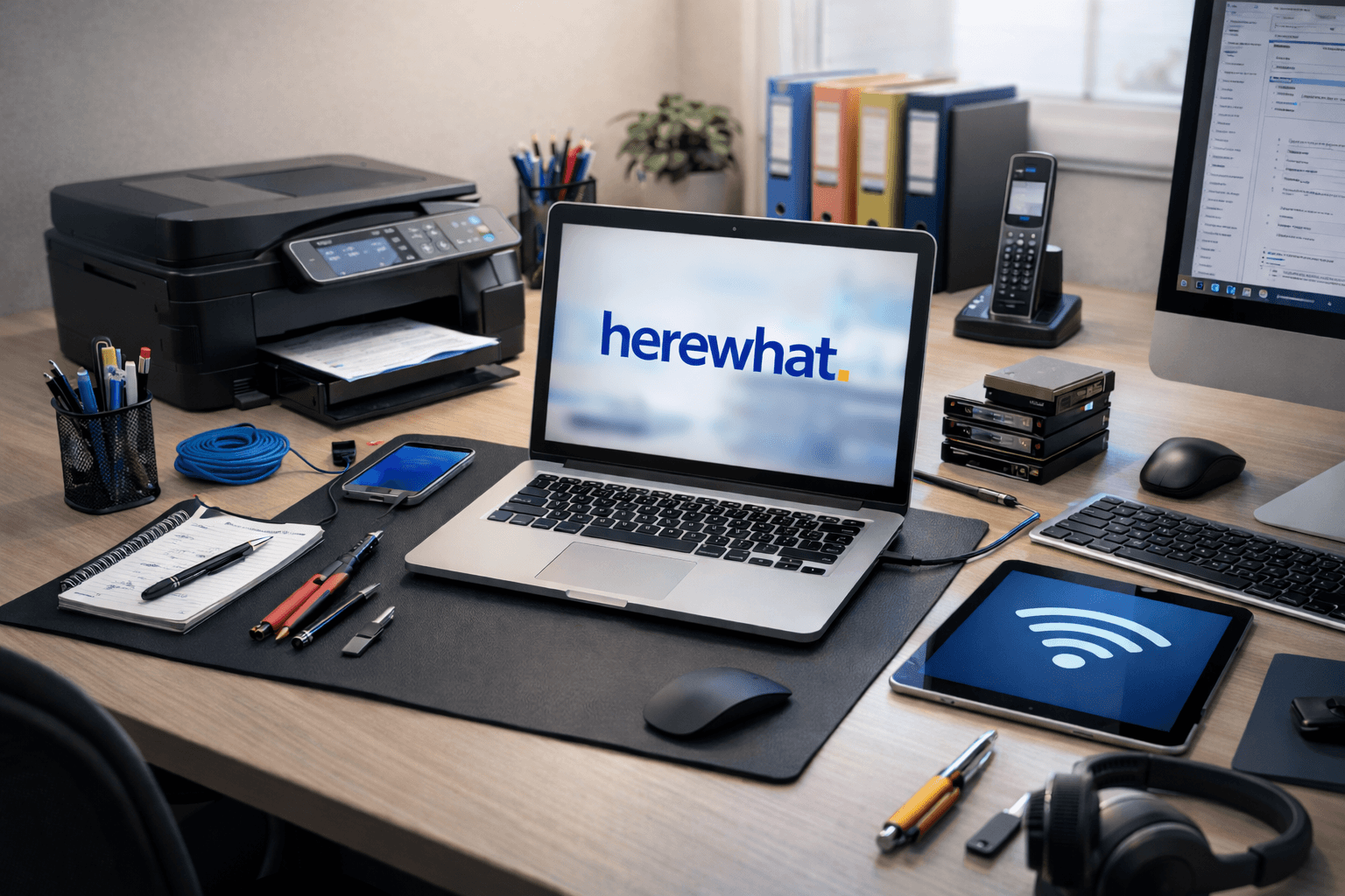 Herewhat Tech Services workstation